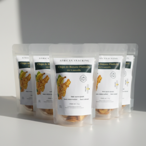 Paquet de chips de Bananes plantains sucrés de 75g